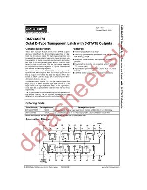 DM74AS373WM datasheet  